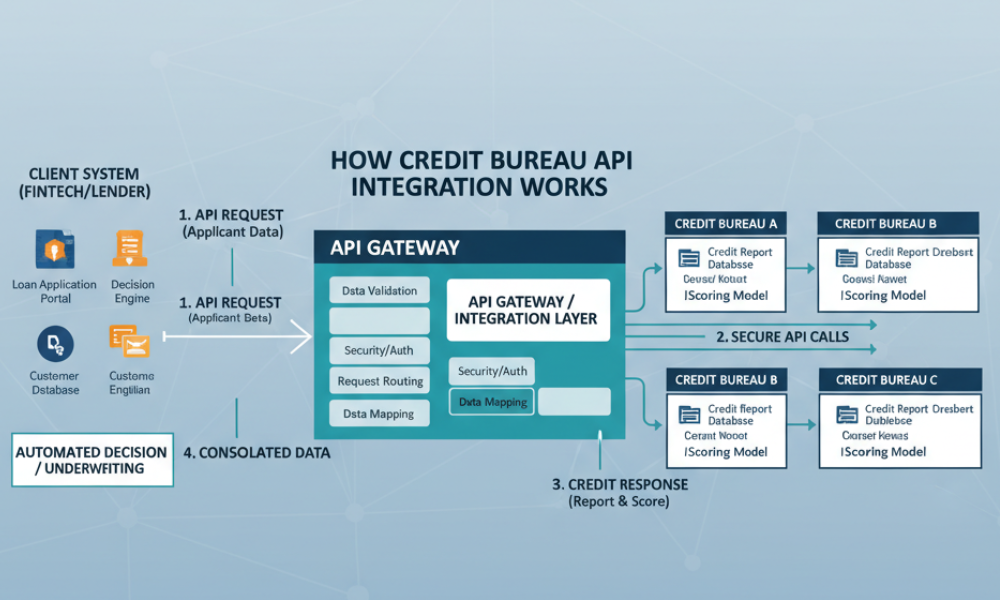 How Credit Bureau API Integration Works